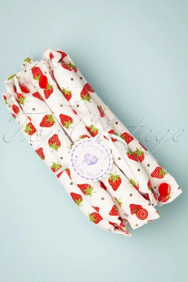 Best Lieblingsstucke By JuttaVerena Strawberry Fields - Set Van 12 Krulspelden In Wit
