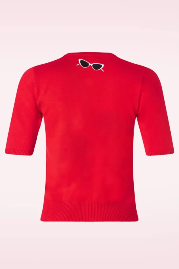Sale Banned Retro Summer Lovin' Cardigan In Rood