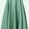 Flash Sale Banned Retro Summer Silky Rok In Mintgroen