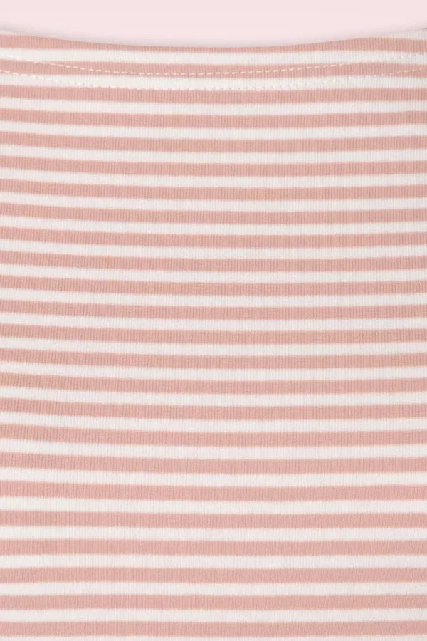 Outlet Banned Retro Sweet Candy Jersey Top In Blush Roze