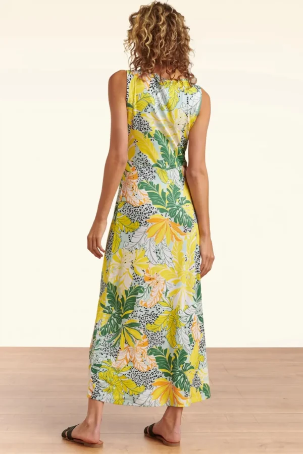 Shop Smashed Lemon Tasia Tropische Maxi Jurk In Multi