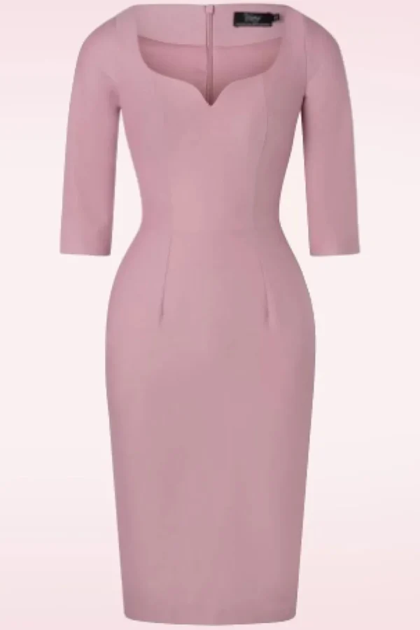 Shop Vintage Diva The Patrizia Penciljurk In Zachtroze