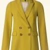 Store King Louie Tina Simonet Blazer In Sulphur Geel