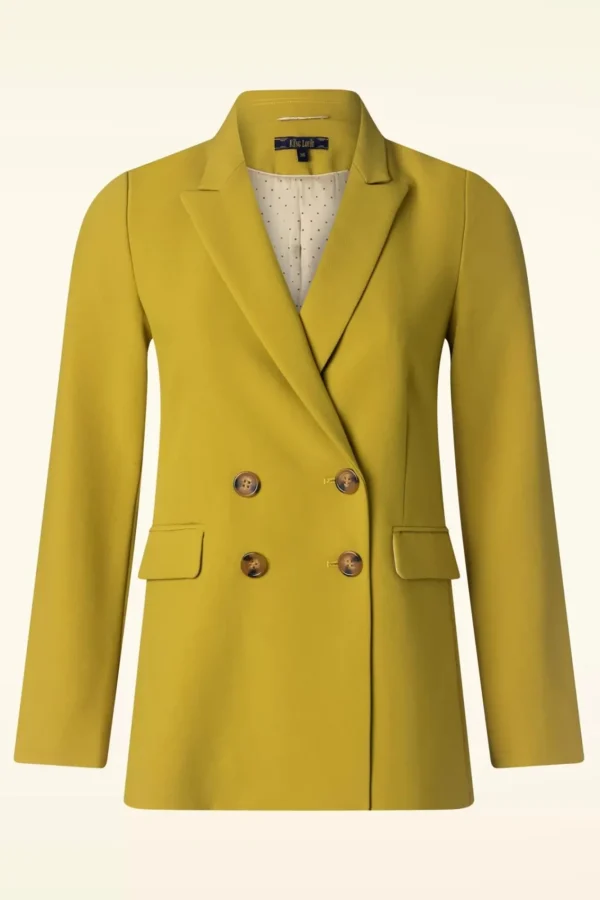 Store King Louie Tina Simonet Blazer In Sulphur Geel