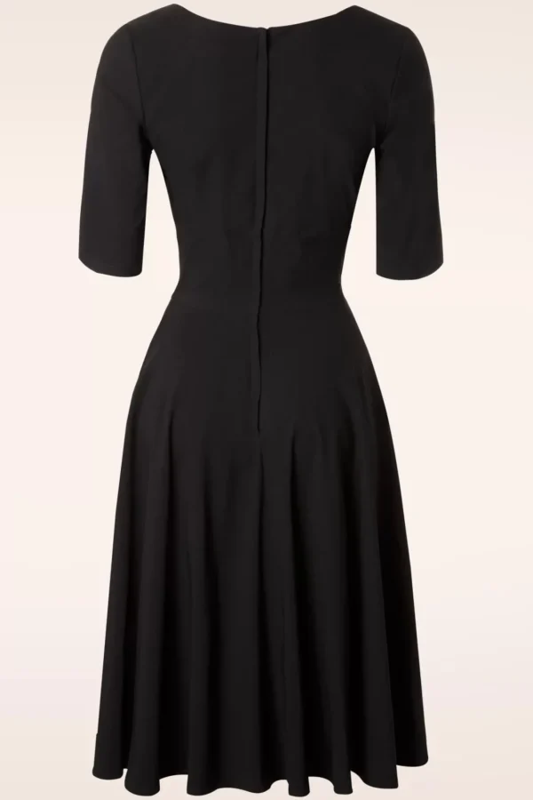Discount Collectif Clothing Trixie Doll Swing Jurk In Zwart