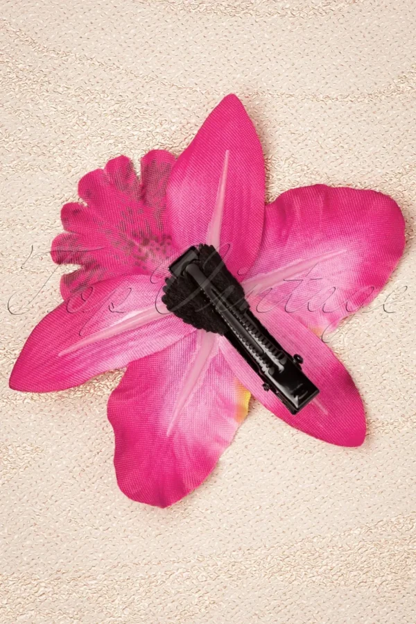 Discount Topvintage Boutique Collection Tropical Vibes Haarbloemclip In Roze