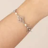 Online Lovely Victorian Filigraan Armband In Zilver En Glas