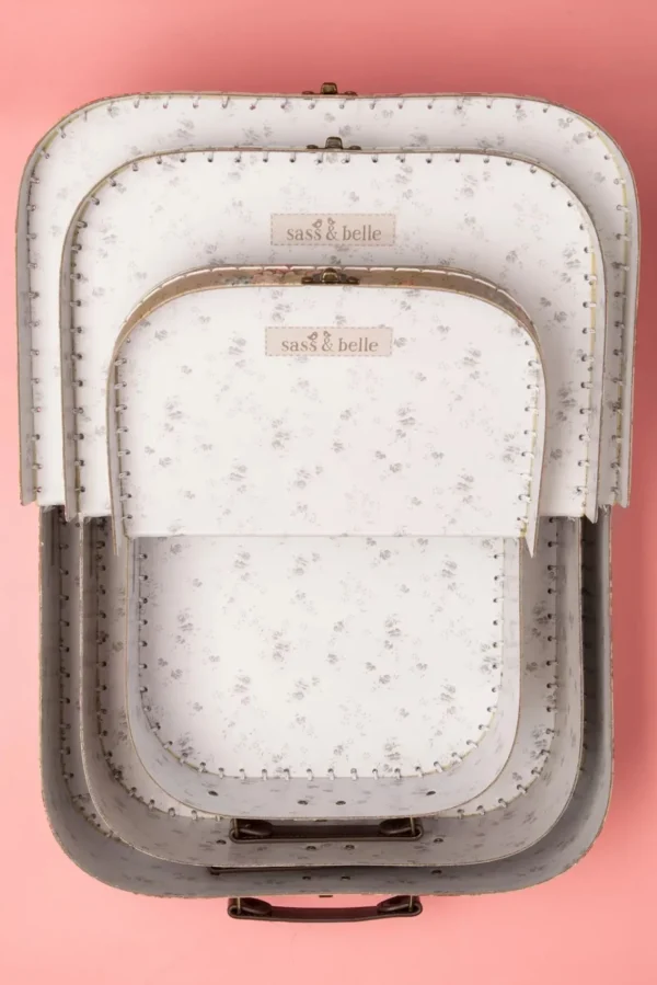 Clearance Sass & Belle Vintage Rose Kofferset