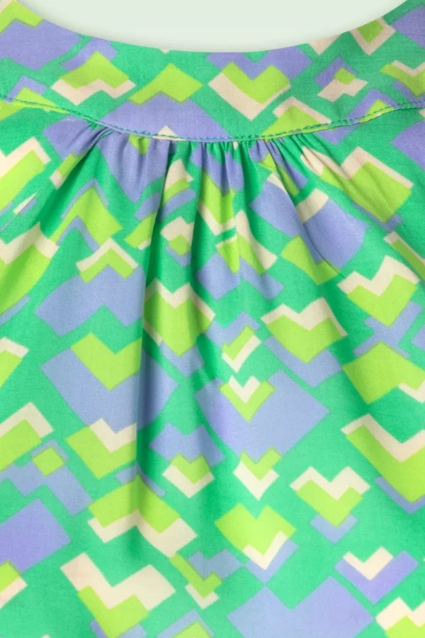 Best Sale King Louie Virna Cocktail Top In Simply Groen