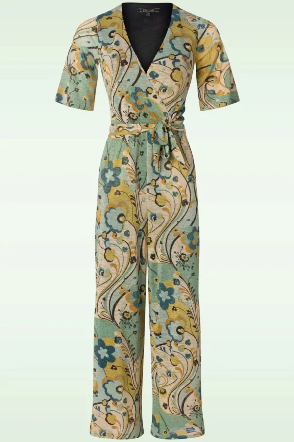 Cheap King Louie Zita Jumpsuit Frenzy In Dusty Turquoise